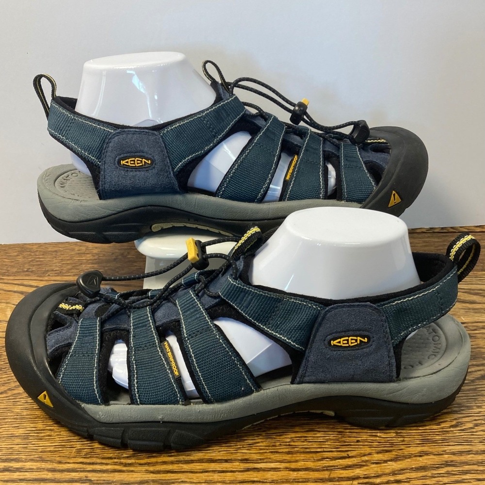KEEN Newport H2 Mens 12 Navy Blue Waterproof Hiking Water Sandals 1001938